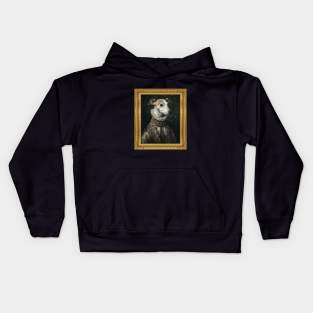 Whippet - Medieval Prince (Framed) Kids Hoodie